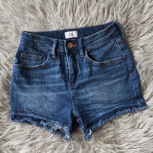 RIVER ISLAND High Rise Denim Shorts  UK 6/US 0